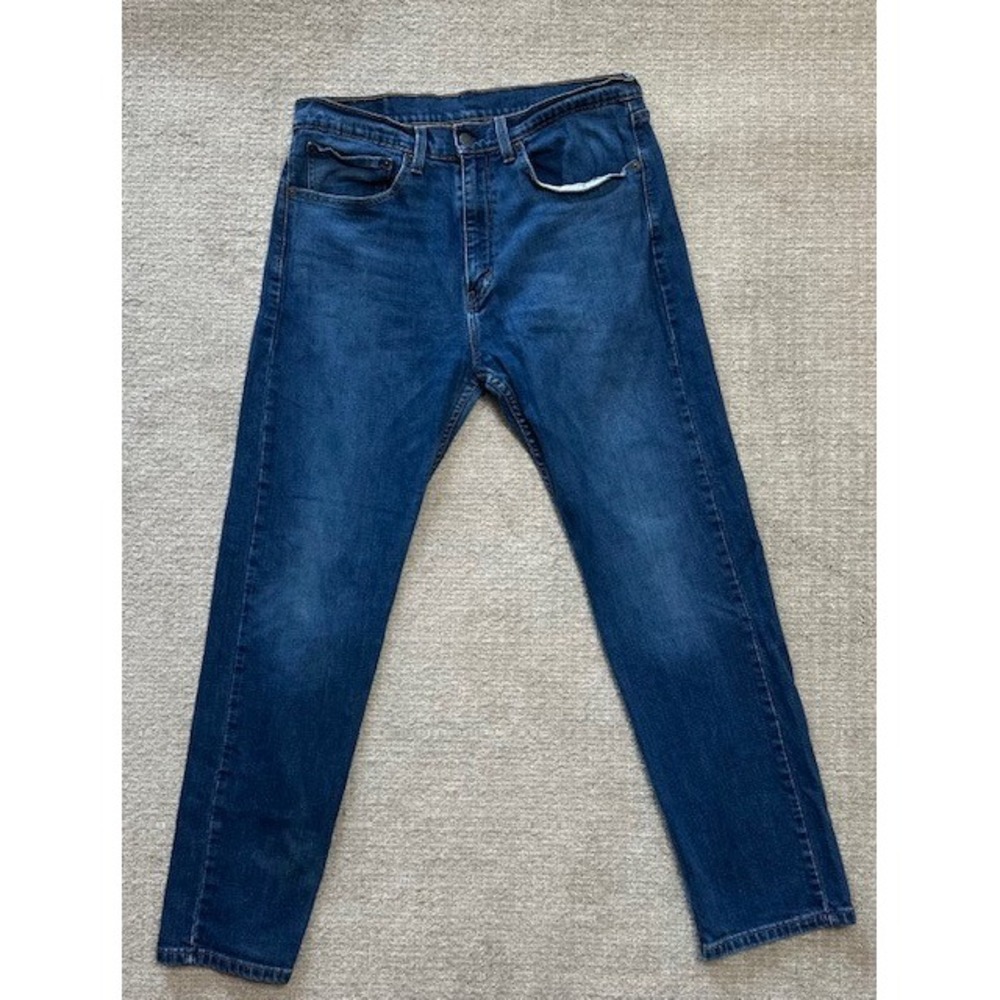 Levi's 505 Regular Fit Jeans Mens W34 L30 Denim Classic Straight Leg Rare R TAG